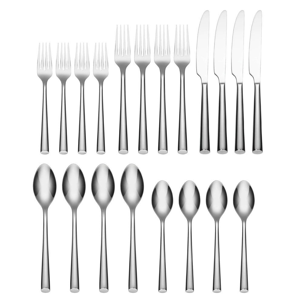 Lenox Cambridge Gilda Mirror 20-Piece Flatware Set NO COLOR METAL 346220CNW12DS