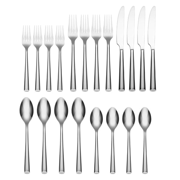 Lenox Cambridge Gilda Mirror 20-Piece Flatware Set NO COLOR METAL 346220CNW12DS