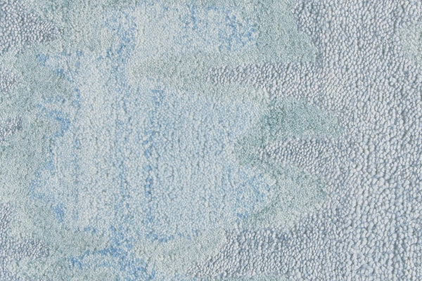 Feizy Rugs Dryden Hand-tufted Viscose & Wool Low Pile Abstract Rug - Elevate Your Space With Organic Style Blue,Green,Gray Viscose,Wool 8738787fblu000e10