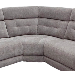 Parker House Parker Living Richland Collection Power Armless Recliner In Elegant Bristol Fabric For Ultimate Comfort Grey 100% Polyester (S) Mric#850-brgr