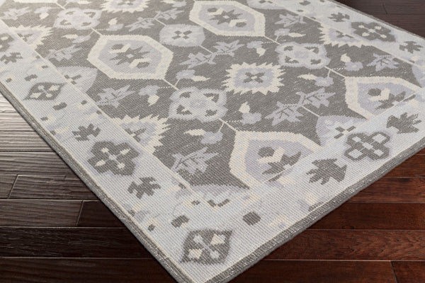 Surya Pazar Handmade 2' X 3' Wool Rug - Elegant, Durable, And Timeless Floor Covering For Any Room Black Wool Pzr6006-5686