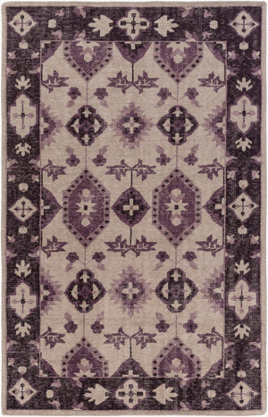 Surya Pazar Handmade 2' X 3' Wool Rug - Elegant, Durable, And Timeless Floor Covering For Any Room Medium Gray Wool Pzr6009-3656