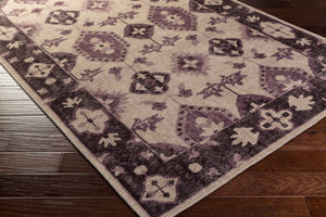Surya Pazar Handmade 2' X 3' Wool Rug - Elegant, Durable, And Timeless Floor Covering For Any Room Medium Gray Wool Pzr6009-3656