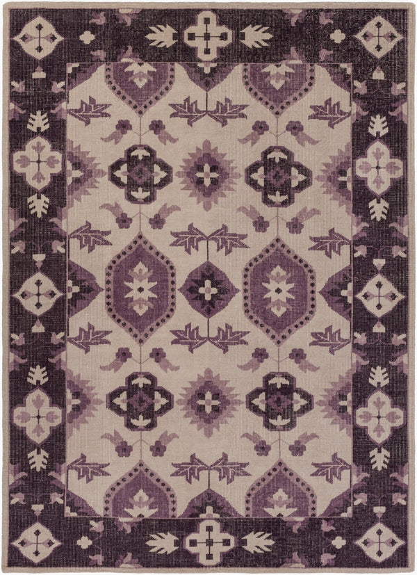 Surya Pazar Handmade 2' X 3' Wool Rug - Elegant, Durable, And Timeless Floor Covering For Any Room Medium Gray Wool Pzr6009-811