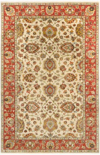 Surya Pazyryk Handmade 2' X 3' Classic New Zealand Wool Rug With Fringe - Timeless Elegance For Any Room Light Olive Nz Wool Pzy1002-69