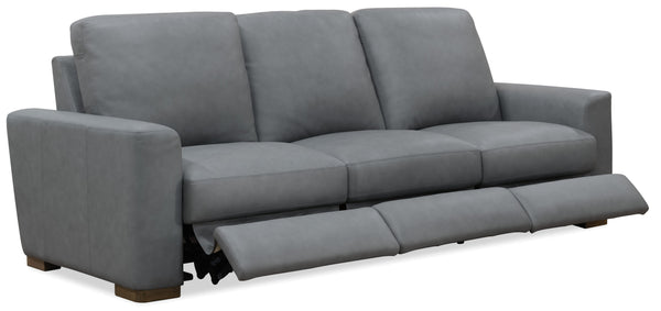Hooker Furniture Optimus Power Reclining Sofa Top-grain Leather Three Seat Modern Living Room SS925-3PC3-094-S