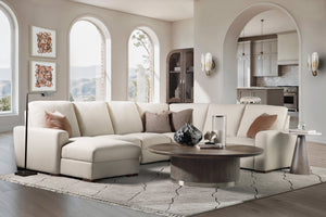 Hooker Furniture Optimus Five Seat Power Sectional with Recline Headrests and Performance Fabric SS925-5PC2-405-S