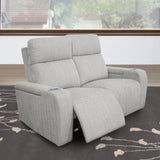 Parker House Parker Living Orpheus - Bisque Power Reclining Loveseat Bisque 100% Polyester (W) MORP#822PH-BIS