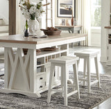 Parker House Americana Modern Dining Counter Stool Cotton Poplar Solids / Birch Veneers DAME#1026-COT