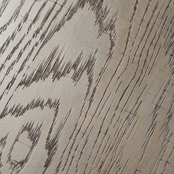 Bernhardt Bernhardt Leigh Square Cocktail Table With Rustic Gray White Oak Veneer & Tarnished Nickel Frame, 46" 369023