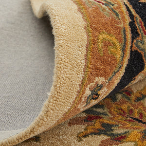 Feizy Rugs Wagner Hand Tufted Wool Oriental Rug - Durable, Stain-resistant Design Perfect For High-traffic Areas Tan,Brown,Black Wool Wgr8942fbgeblkf00