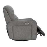 Parker Living Quest - Upgrade Charcoal Cordless Swivel Glider Recliner - Powered By Freemotion - Set of 2 Upgrade Charcoal MQUE#812GSPH-P25-2-UPCH Parker House