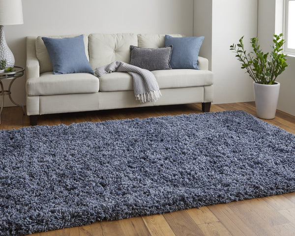 Feizy Rugs Stoneleigh Plush Hand-tufted Polyester High Pile Rug - Cozy, Durable, And Stain Resistant Luxury Decor Blue Polyester 3998830fnvy000e10