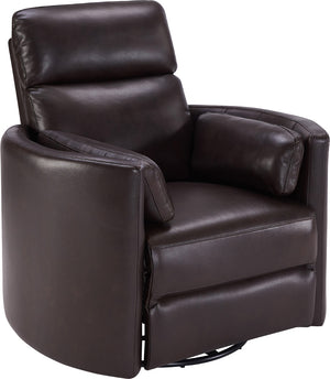 Parker House Parker Living Radius - Florence Brown - Powered By Freemotion Cordless Power Swivel Glider Recliner Florence Brown Top Grain Leather with Match (X) MRAD#812GSP-P25-FBR