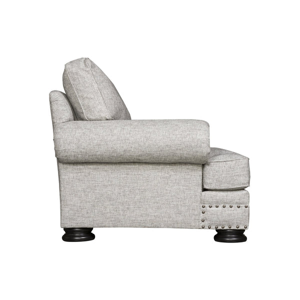Bernhardt Bernhardt Foster Loveseat — Traditional Rolled Arms, Nailhead Trim, Plush Cushions, 4 Pillows, Made-To-Order B5175A