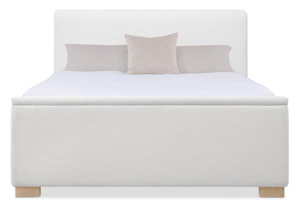 Hooker Furniture Banyon Desert Oak Queen Bed With Padded Upholstered Headboard And Low-Profile Rails For Comfort And Style 99.00 L x 64.50W x 60.00H 6081-90850-82