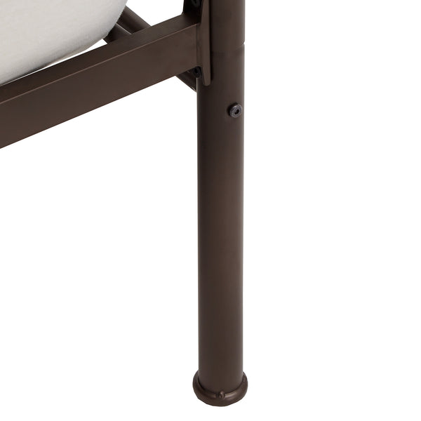 Homelegance By Top-Line Varden Metal Daybed with Lift-up Trundle Bronze Metal