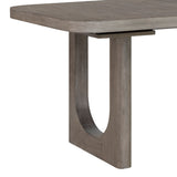 Drew & Jonathan Home Griffith Double Pedestal Dining Table Gray with Light Wood Finish P367-DR-K2 Pulaski Furniture