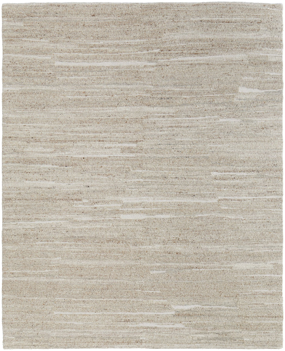 Feizy Rugs Navaro Hand-woven Natural Wool And Viscose Rug - Modern Scandinavian Design For Cozy Spaces Ivory Wool,Viscose Nav8916fbgeivye50