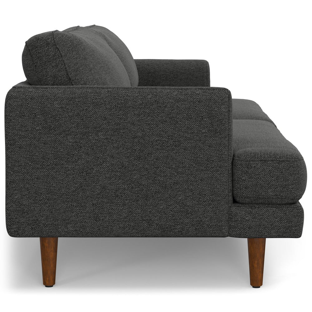 English Elm Livingston 90" Oversized Charcoal Grey Sofa - Eco-Friendly, Mid-Century Modern Comfort For All B136P159625