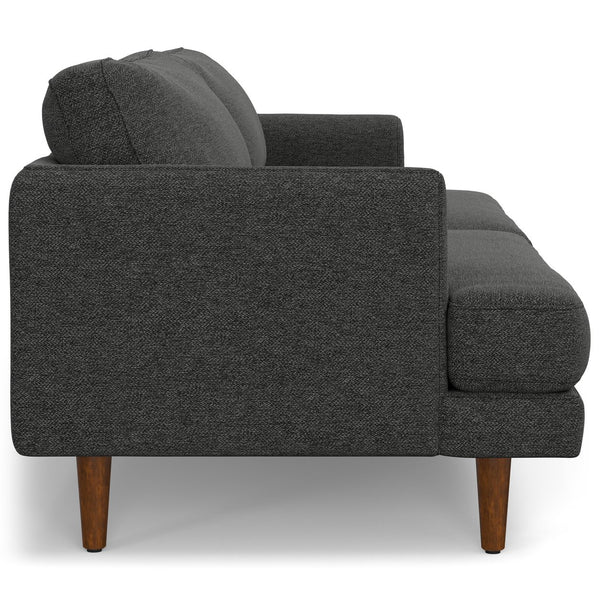 English Elm Livingston 90" Oversized Charcoal Grey Sofa - Eco-Friendly, Mid-Century Modern Comfort For All B136P159625
