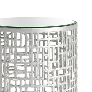 Reden Side Table Set (2-Piece) Silver 110153 Zuo Modern