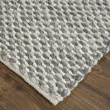 Feizy Rugs Berkeley Handwoven Wool Rug – Earthy Elegance For Casual Comfort In Any Design Space, Easy Care Gray,Ivory Wool 6790812fgry000g99