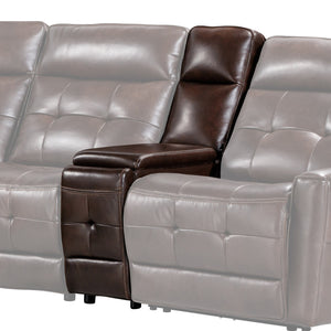 Parker House Parker Living Canterbury Power Armless Zero Gravity Recliner – Luxurious Comfort & Style Redefined Dark Brown 100% Leather ,Leather Match Mcan#860-aco