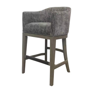 Parker House Pure Modern Dining Upholstered Swivel Barstool Moonstone Hardwood Solids DPUR#2530S