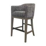 Pure Modern Dining Upholstered Swivel Barstool