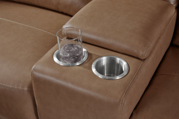 Parker House Parker Living Momentum - Ultimate Zero Gravity Power Recliner With Massage & Heat Features Tan 70% Polyester,30% Pu (W) Mmtm#860s-cshw