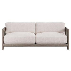 Bernhardt Bernhardt Montaigne Outdoor Sofa — 168"W Teak Frame, Plush Weather-Resistant Cushions, Transitional Style - Made to Order O3387B