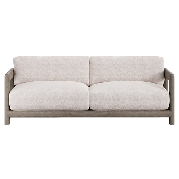 Bernhardt Bernhardt Montaigne Outdoor Sofa — 168"W Teak Frame, Plush Weather-Resistant Cushions, Transitional Style - Made to Order O3387B