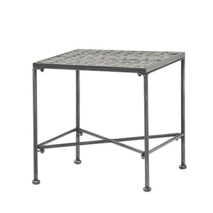 English Elm Christopher Knight Home® - LUNA Black Iron End Table – Powder-Coated Modern Accent Table 16.75"W x 16"H, Durable Stylish Decor 57637.00