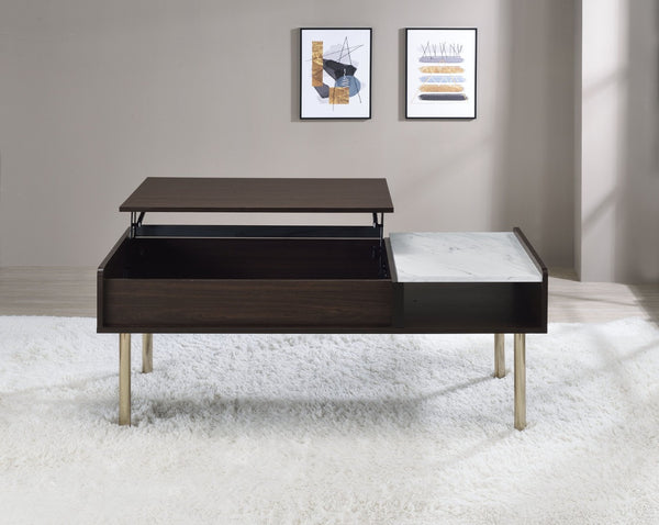 English Elm Steve Silver - Carrie Lift-Top Coffee Table - Stylish Brown Centerpiece With Versatile Storage & Modern Design B081P157739-GIGA