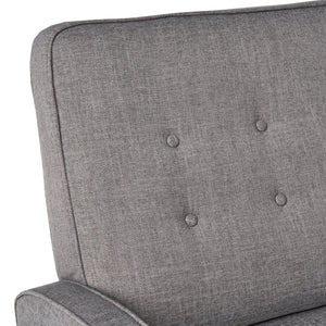 English Elm Christopher Knight Home® - 47" Wide Manual Standard Recliner with Plush Fabric Upholstery, Spacious 47" Seat, Durable Frame, Comfort Gray 61259.00GRY