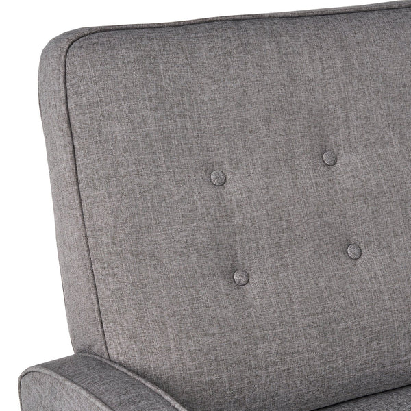 English Elm Christopher Knight Home® - 47" Wide Manual Standard Recliner with Plush Fabric Upholstery, Spacious 47" Seat, Durable Frame, Comfort Gray 61259.00GRY