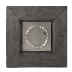 English Elm Anchorage Square Mgo Wood Burning Fire Pit Outdoor Patio Heat 40000 Btu Grey 57551.00GRY-40K