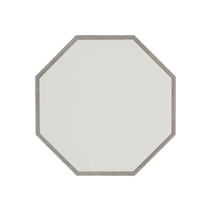 Bernhardt Bernhardt Mid-Century Hexagon Accent Table 15"W X 15"D X 18"H - Maple Top, Cerused Greige Oak Finish 442111