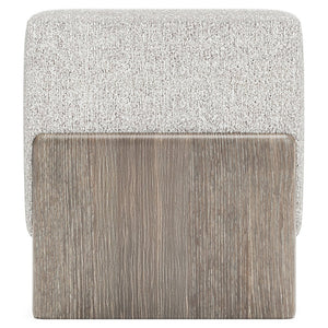 Bernhardt Bernhardt Monolith Bench With Wire-Brushed Oak Base, Deep Upholstered Seat In Rustic Modern Style 343508