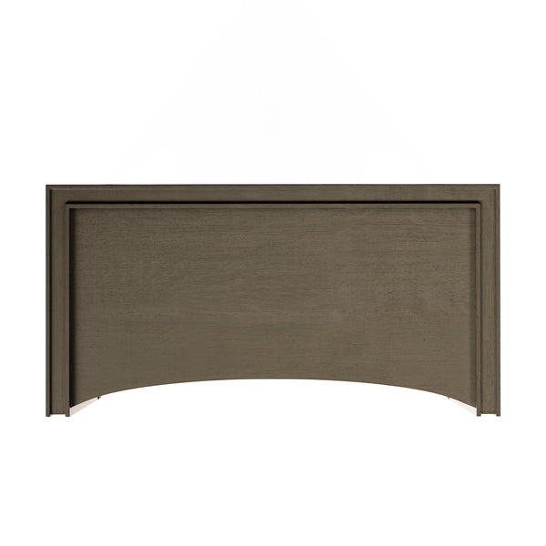 A.R.T. Furniture Cove Nightstand: Glam Transitional Design With Usb Chargers, 3 Drawers & Elegant Concave Face Finish Grey Rubberwood Solids,Primavera Veneers,Metal 349141-2743