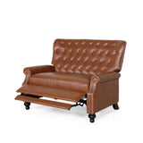 Christopher Knight Home® - Noble House - Trillium Contemporary Faux Leather Tufted Oversized Recliner with Nailhead Trim