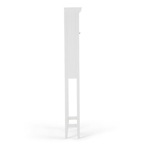 English Elm Acadian Space Saver Cabinet In Pure White - Stylish, Durable Storage For Narrow Spaces & Rooms B136P158500