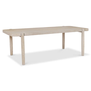 Bernhardt Bernhardt Antibes Dining Table In Roz Rustic Oak — 90" Rectangular Rustic-Modern Centerpiece, Sturdy Elegance 350222