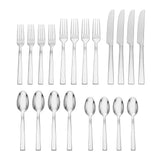 Lenox Oneida Aero 20 Piece Fine Flatware Set, Service for 4 Metallic, STAINLESS METAL T634020AL20