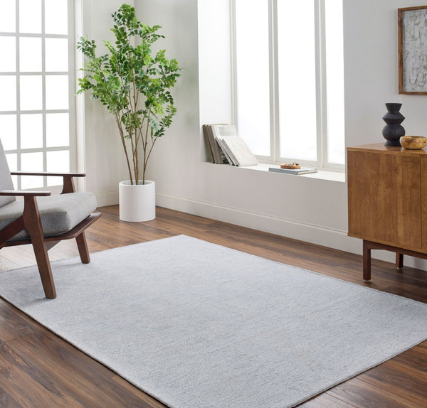 Livabliss Quebec Chenille Polyester Runner Rug Soft Low Pile Washable Hall and Entryway Light Sage 7'10" x 10' QBC2300-71010