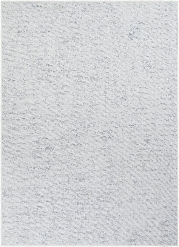 Livabliss Quebec Chenille Runner Rug Soft Low Pile Machine Woven in Turkey for Hallway or Entryway White 9'2" x 12' QBC2302-9212