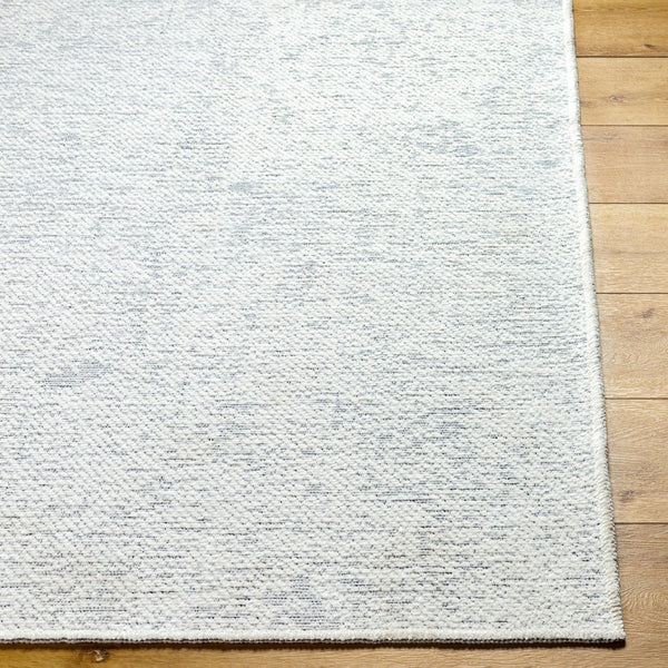 Livabliss Quebec Chenille Runner Rug Soft Low Pile Machine Woven in Turkey for Hallway or Entryway White 2'7" x 10' QBC2302-2710