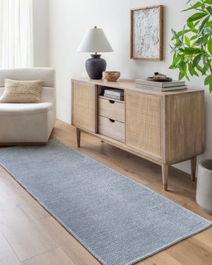 Livabliss Quebec Chenille Polyester Runner Rug Machine Woven Soft Low Pile Hallway Accent Light Gray 2'7" x 7'3" QBC2303-2773