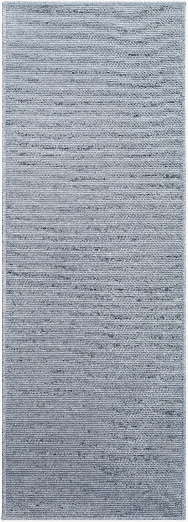 Livabliss Quebec Chenille Polyester Runner Rug Machine Woven Soft Low Pile Hallway Accent Light Gray 2'7" x 7'3" QBC2303-2773